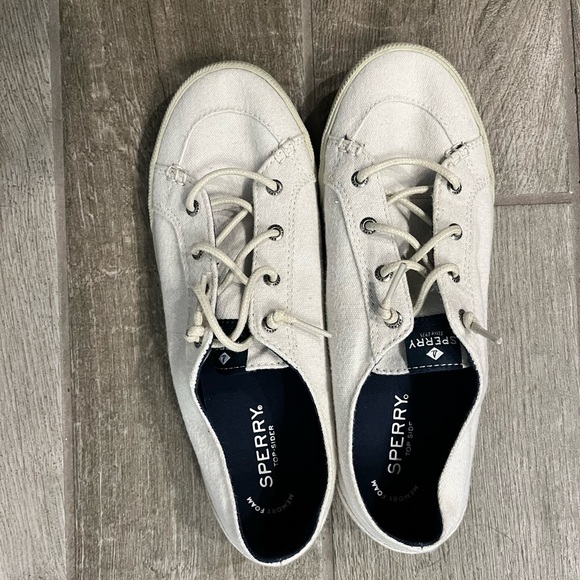 SPERRY Lounge LTT Brushed Canvas Womens Fashion-Sneakers STS82498_10 Size 9.5 - Picture 5 of 6